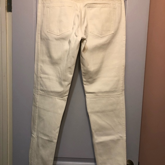 H&M ISABEL MARANT White Mens Moto Jeans - Picture 5 of 13